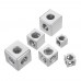 Machifit 2 3 Hole Aluminum Angle Connector Junction Corner Bracket 2020 3030 4040 Series Aluminum Extrusion CNC Parts