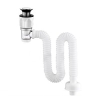 Household Deodorant Washbasin Water Pipe  Style  I White Flap Universal