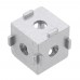 Machifit 2 3 Hole Aluminum Angle Connector Junction Corner Bracket 2020 3030 4040 Series Aluminum Extrusion CNC Parts