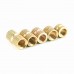 Suleve M4BN1 170Pcs M4 Brass Cylinder Knurled Nut Threaded Round Insert Embedded Nuts Assortment Set